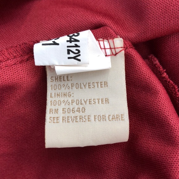 Jonathan Martin Red Printed Halter Dress, Size 12 - Picture 7 of 7